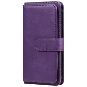 10-slot wallet case for Nokia C10 / C20 - Purple