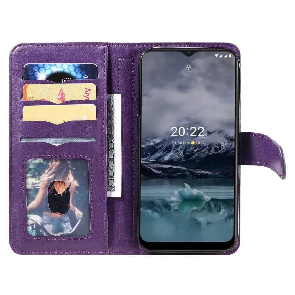 10-slot wallet case for Nokia G11 / G21 - Purple