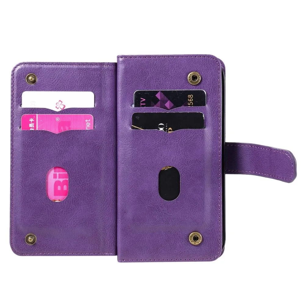 10-slot wallet case for Nokia G11 / G21 - Purple