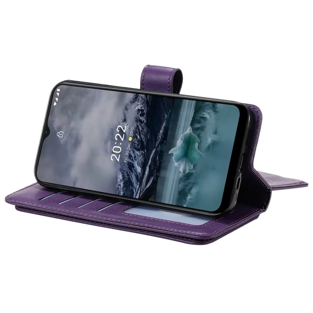 10-slot wallet case for Nokia G11 / G21 - Purple