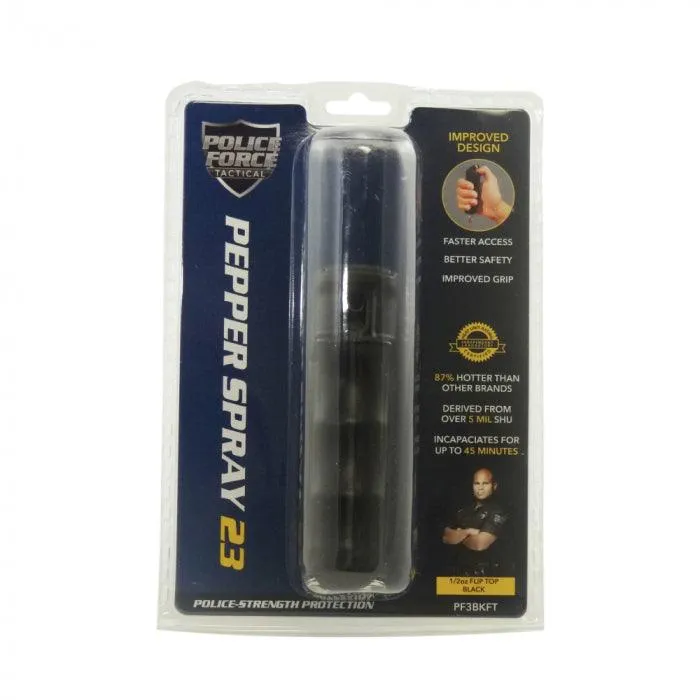 10 Units Flip Top Police Strength 23 Pepper Spray 1/2 Ounce