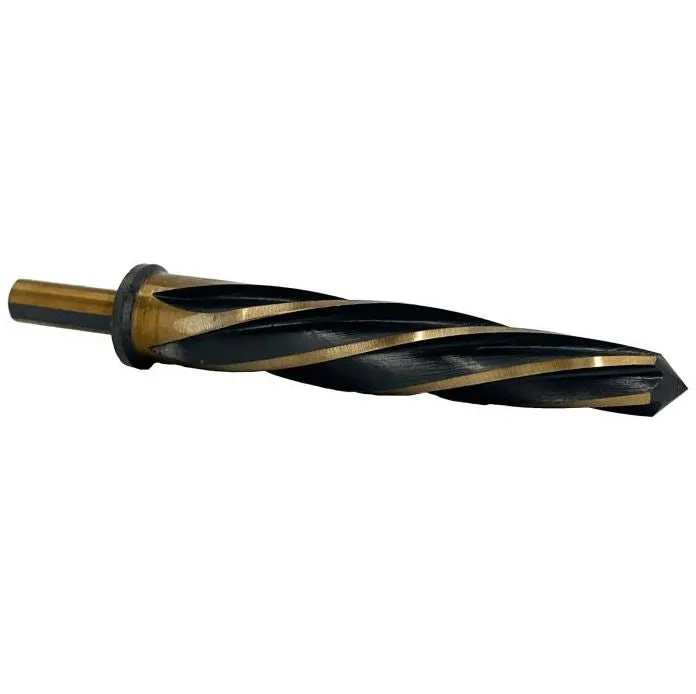 11/16" Bridge Reamer - Construction Reamer - 1/2" Shank and Black & Gold Finish