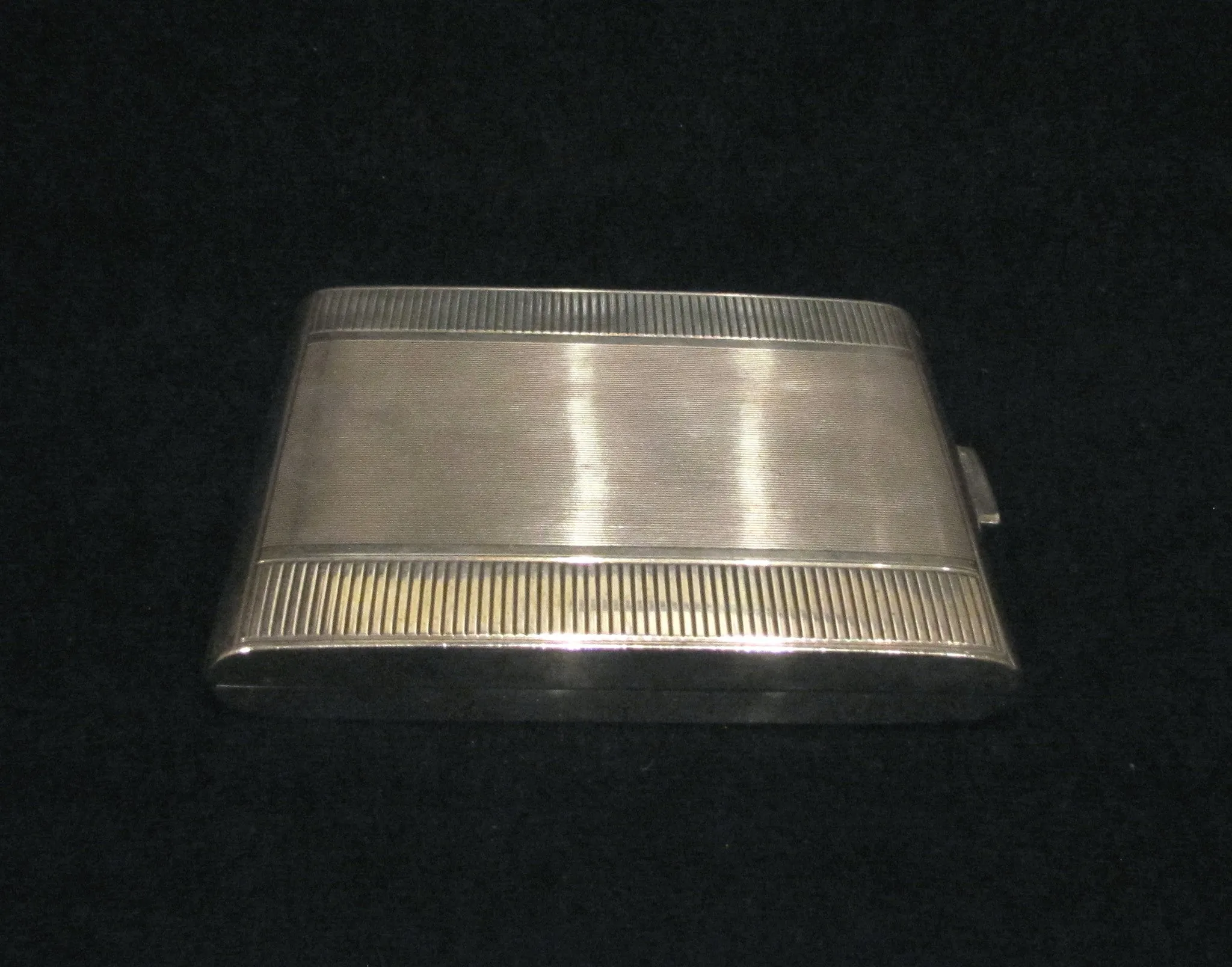 1910s Sterling Silver Cigarette Case German Card Case Business Credit Card Holder 925 Silver