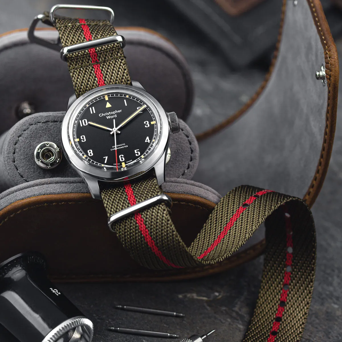 1973 British Military Watch Strap: INFANTRY - Cougar