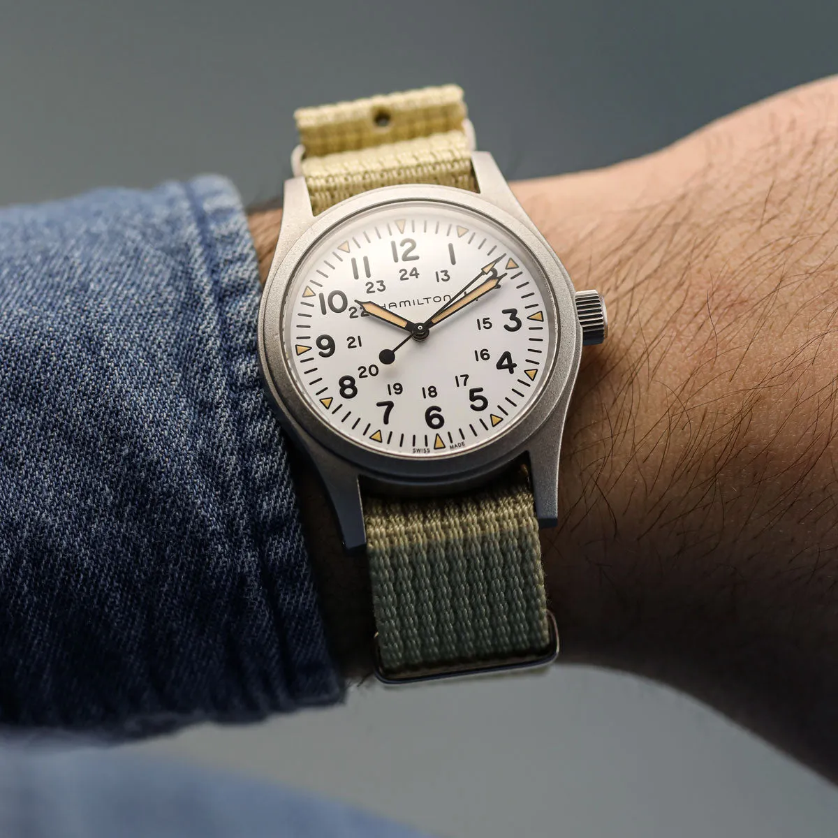 1973 British Military Watch Strap: WARRIOR TerrainValor - Khaki