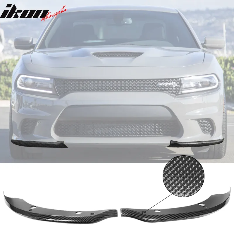 2015-2023 Dodge Charger Scat Pack Front Bumper Lip Splitter ABS