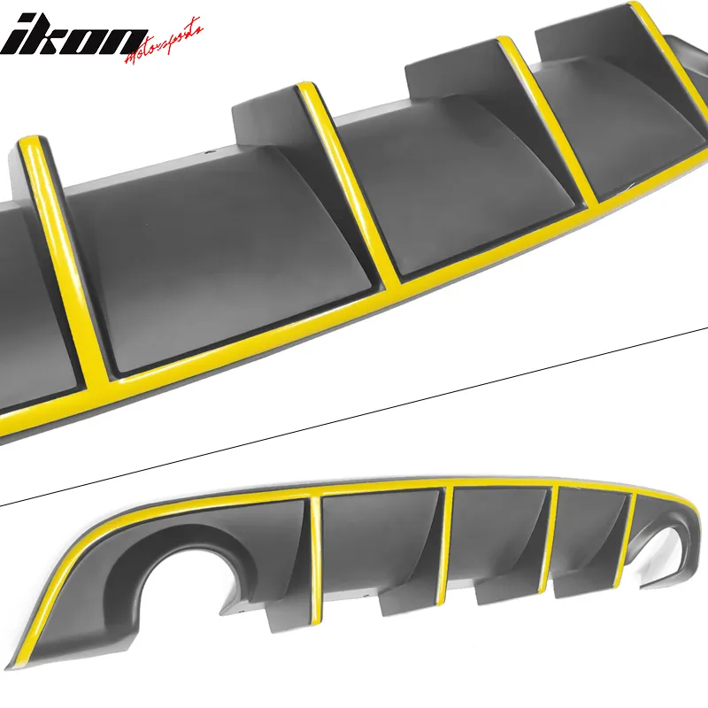 2015-2023 Dodge Charger SRT Rear Diffuser with Reflective Tape PP