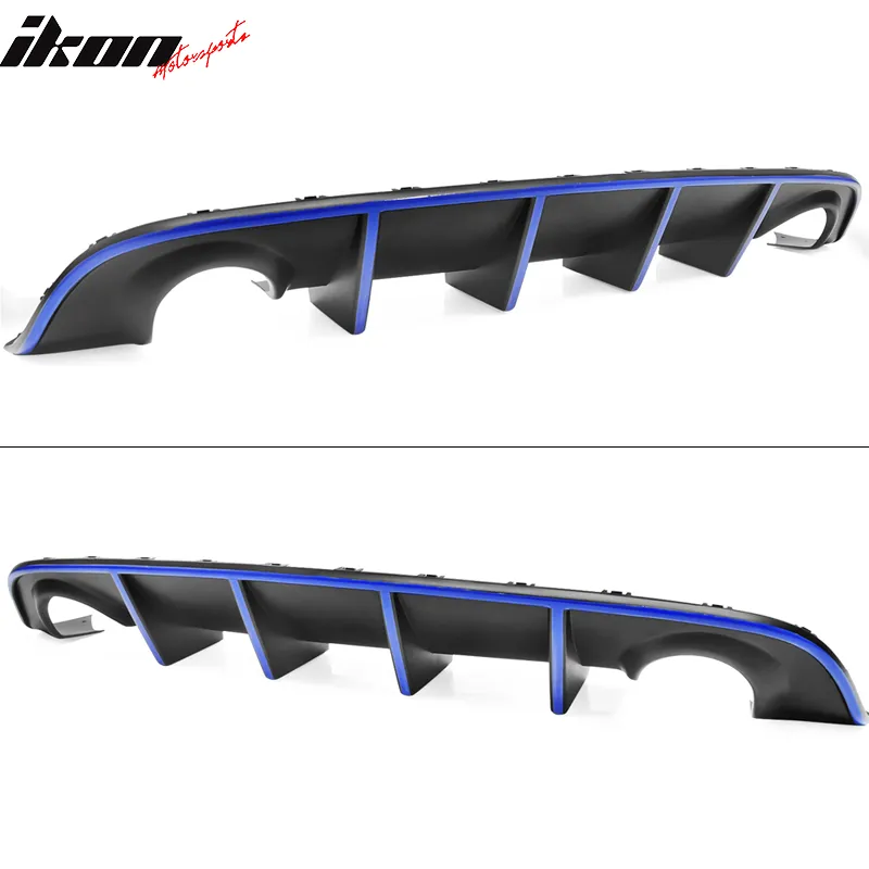 2015-2023 Dodge Charger SRT Rear Diffuser with Reflective Tape PP