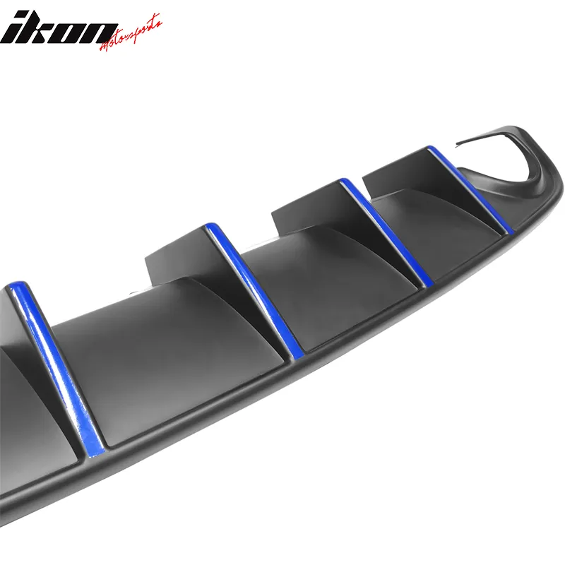 2015-2023 Dodge Charger SRT Rear Diffuser with Reflective Tape PP