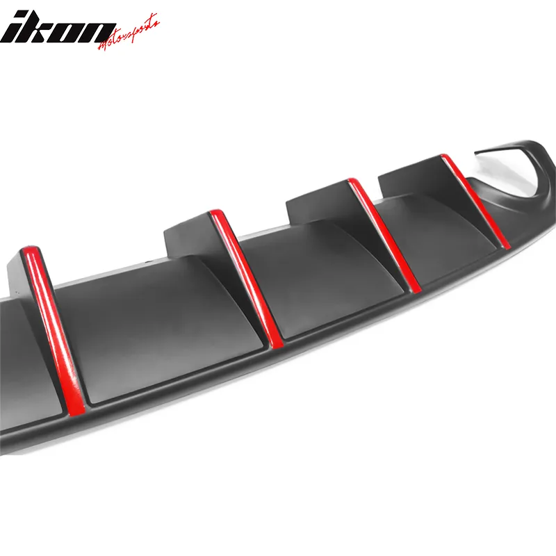 2015-2023 Dodge Charger SRT Rear Diffuser with Reflective Tape PP