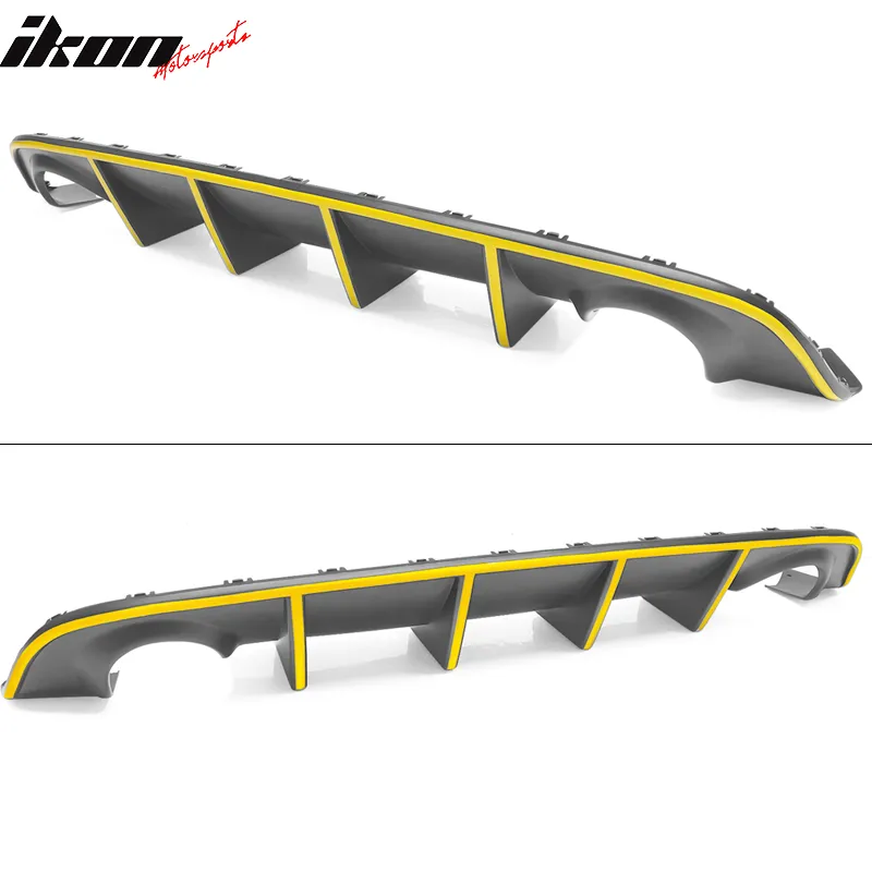 2015-2023 Dodge Charger SRT Rear Diffuser with Reflective Tape PP