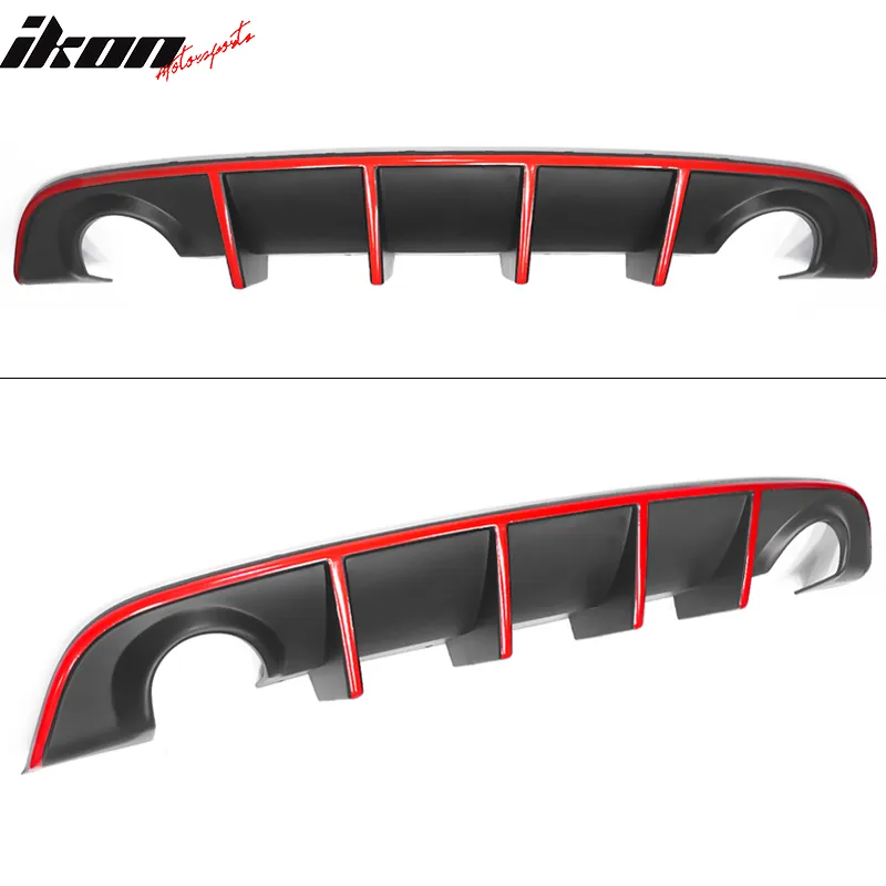 2015-2023 Dodge Charger SRT Rear Diffuser with Reflective Tape PP