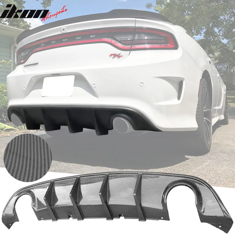 2015-2024 Dodge Charger SRT V3 Rear Diffuser with Reflective Tape PP