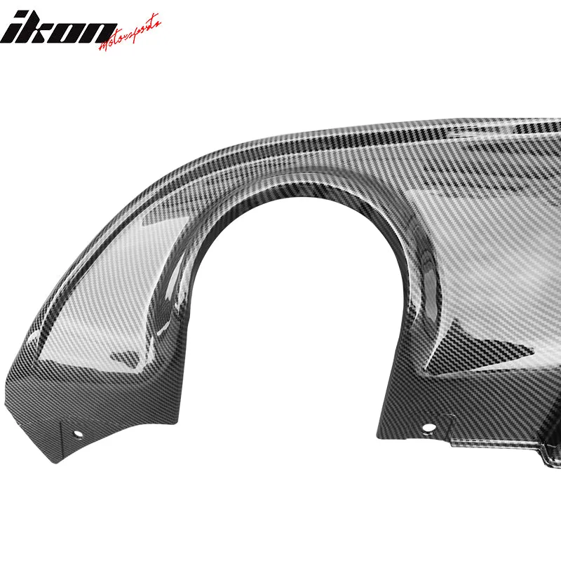 2015-2024 Dodge Charger SRT V3 Rear Diffuser with Reflective Tape PP