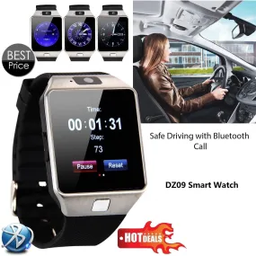 2016 New Smart Watch dz09 With Camera Bluetooth WristWatch SIM Card Smartwatch For Ios Android Phones Support Multi languages