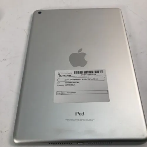 2018 Apple iPad 6th Gen A1893 9.7" 32GB WiFi Silver