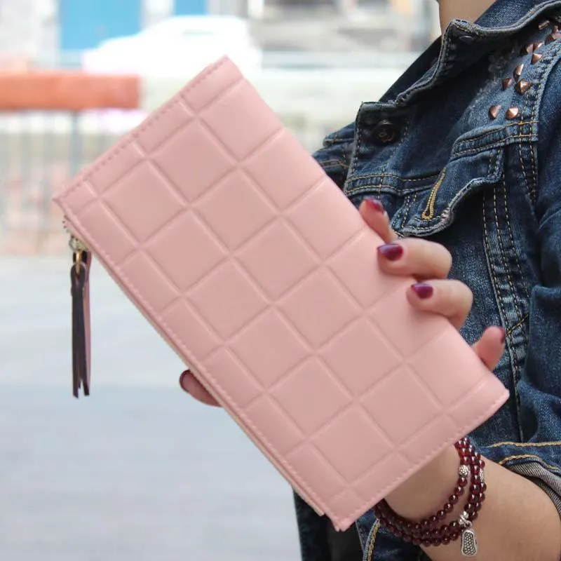 2019 New Fashion Long Pu Women Wallet Clutch Women's Purse Best Phone Wallet Female Case Phone Pocket Carteira Femme