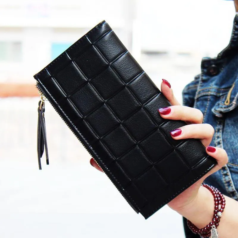 2019 New Fashion Long Pu Women Wallet Clutch Women's Purse Best Phone Wallet Female Case Phone Pocket Carteira Femme