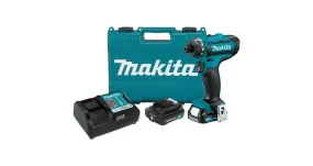 2020 Makita 12V max CXT® 1/4" Hex Driver-Drill Kit (FD06R1)