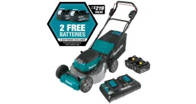 2020 Makita 18V X2 (36V) LXT® Brushless 21" Lawn Mower w/ 4 Batteries (XML07PT1)