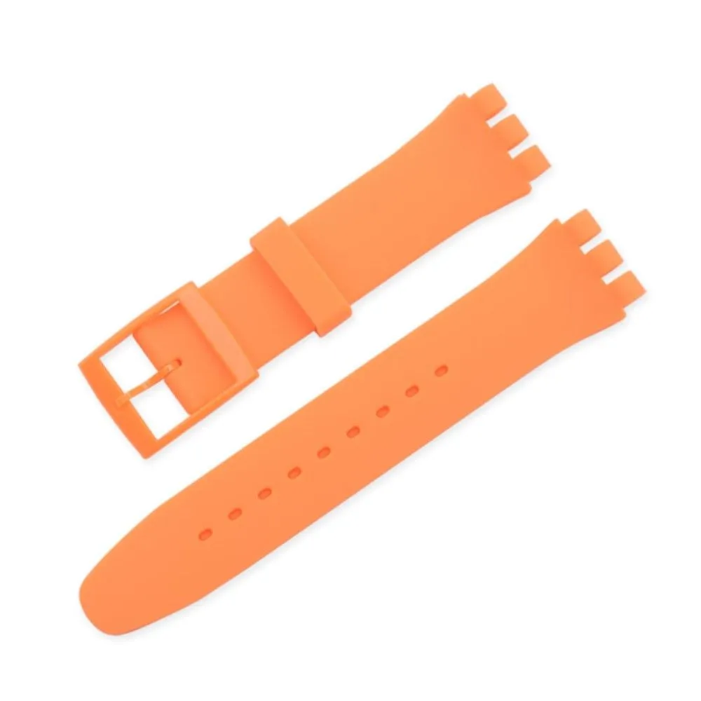 20mm Universal silicone watch strap - Orange