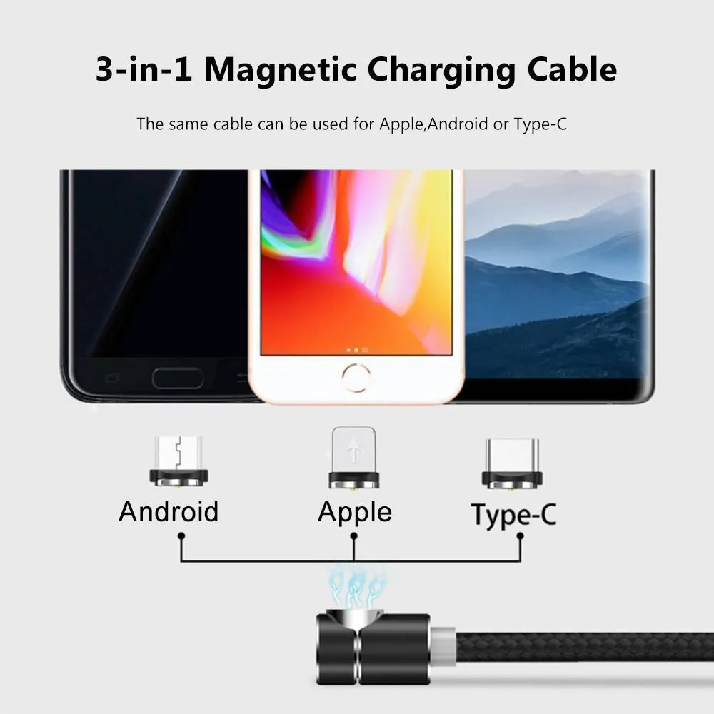 3-in-1 Magnetic Charging Cable