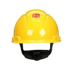 3M™ SecureFit™ Hard Hat H-702SFV-UV, Yellow, Vented, 4-Point Pressure Diffusion Ratchet Suspension, with UVicator, 20 ea/Case