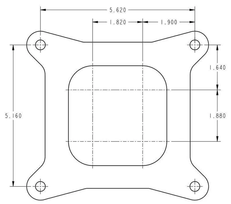 850 CFM Four Barrel Aluminium Street HP Carburettor HO0-82851SA