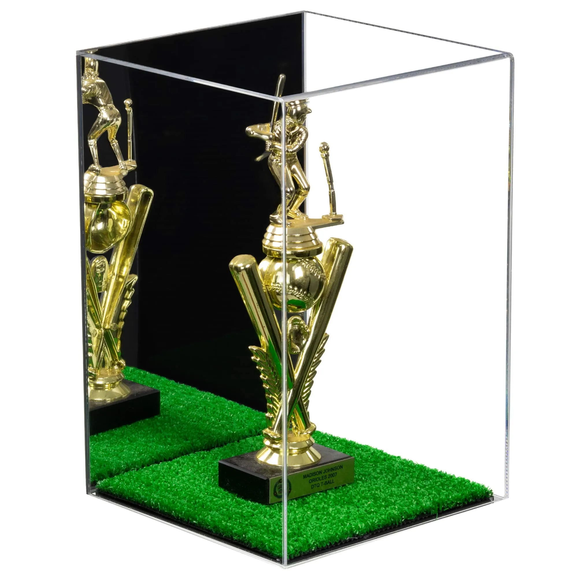 Acrylic Versatile Display Case  8 X 8 X 12  Mirror (V42/A060)