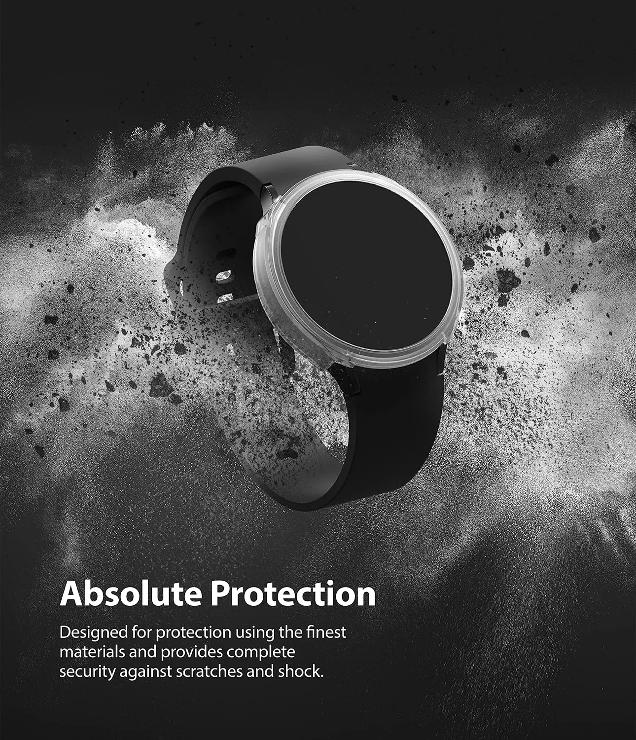 Air Sports Compatible with Samsung Galaxy Watch 4 44mm Case - Matte Clear