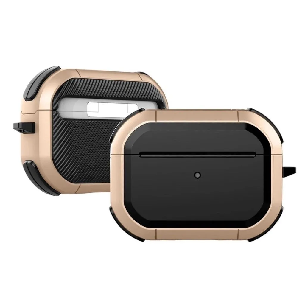 Airpods Pro rubberied case - Gold