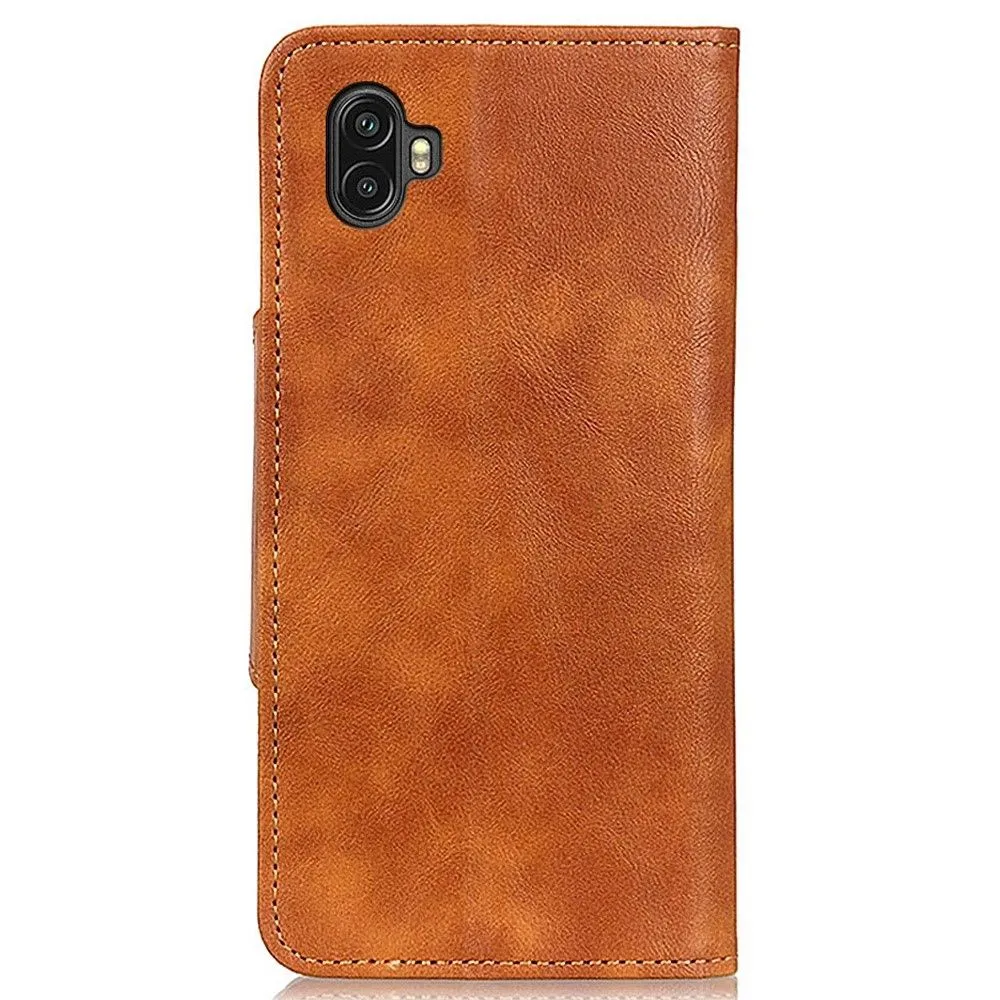 Alpha Samsung Galaxy Xcover 2 Pro flip case - Brown