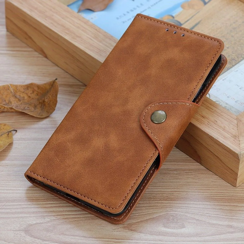 Alpha Xiaomi Redmi K50 / K50 Pro flip case - Brown