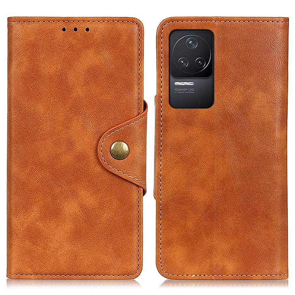 Alpha Xiaomi Redmi K50 / K50 Pro flip case - Brown