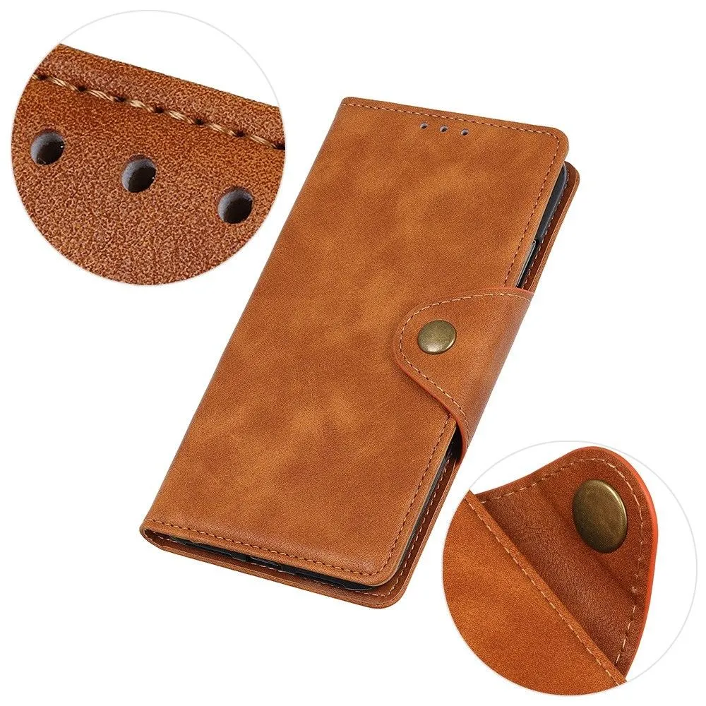 Alpha Xiaomi Redmi K50 / K50 Pro flip case - Brown