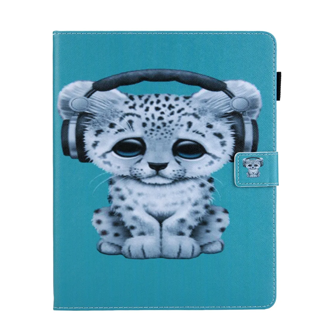 AMZER Coloured Drawing Pattern Horizontal Flip Case with Holder/ Card Slots & Wallet for 10.2 Inch iPad 7th, 8th, 9th Gen