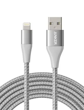 Anker iPhone Charger Cable 10 Foot, Powerline  II Lightning Cable, (10 ft MFi Certified) Extra Long iPhone Charging Cord Compatible with iPhone SE 11 Pro Max Xs XR X 8 7 6S, iPad 8 and More (Silver)