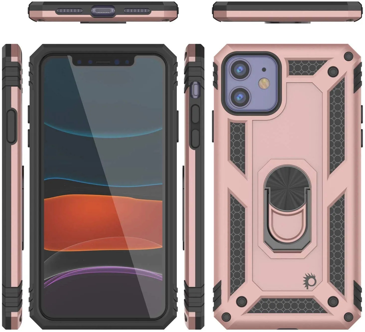 Apple iPhone 11  Punkcase ArmorShield Military Style Case Rose-Gold