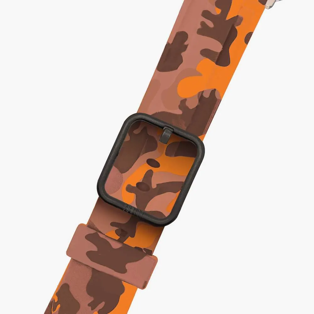 Apple Watch Sport Band Orange Camo