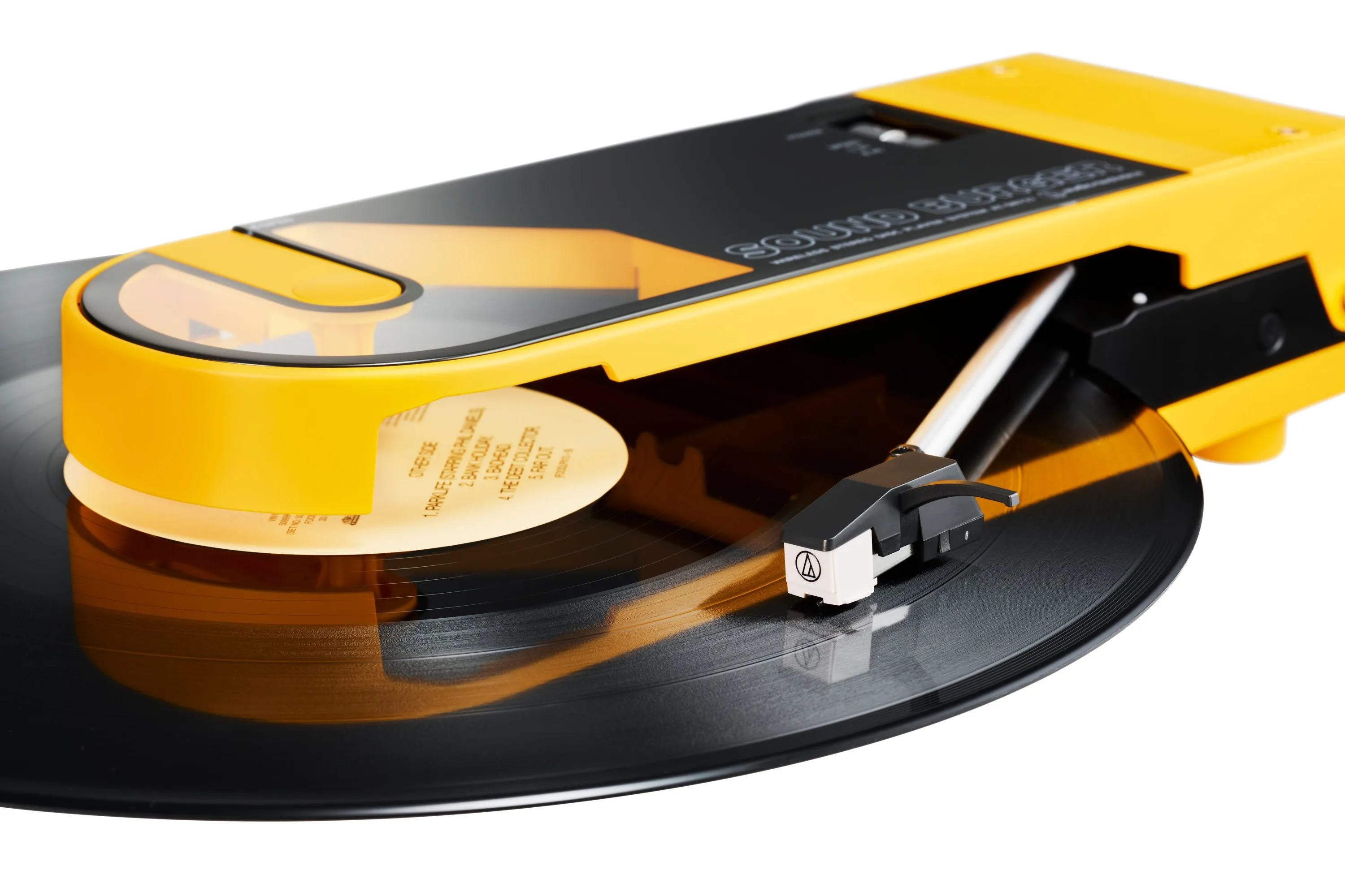 Audio-Technica / The Sound Burger  Portable Bluetooth Turntable AT-SB727 in Yellow