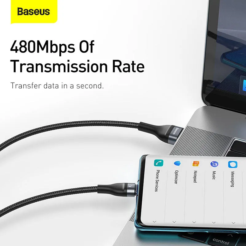 Baseus Flash Series One-for-Three Fast Charging Data Cable USB To M L C 1.2M (CA1T3-G1)