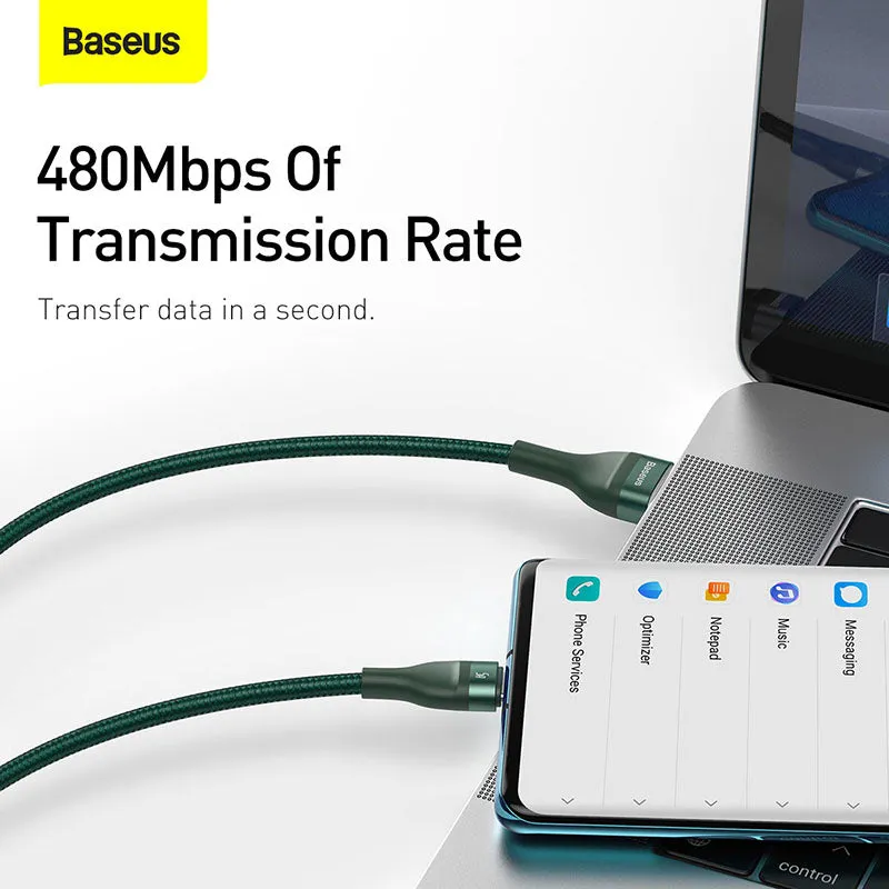 Baseus Flash Series One-for-Three Fast Charging Data Cable USB To M L C 1.2M (CA1T3-G1)