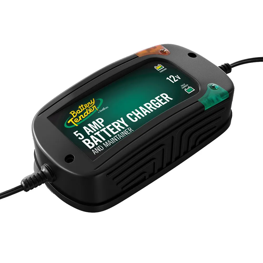 Battery Tender 12V, 5A Battery Charger [022-0186G-DL-WH]