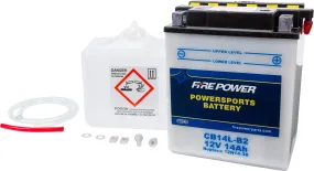 BATTERY W/ACID CB14L-B2 12V HEAVY DUTY