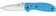 Benchmade Mini-Griptilian 556BLU Folding Knife 154CM Steel - Blue