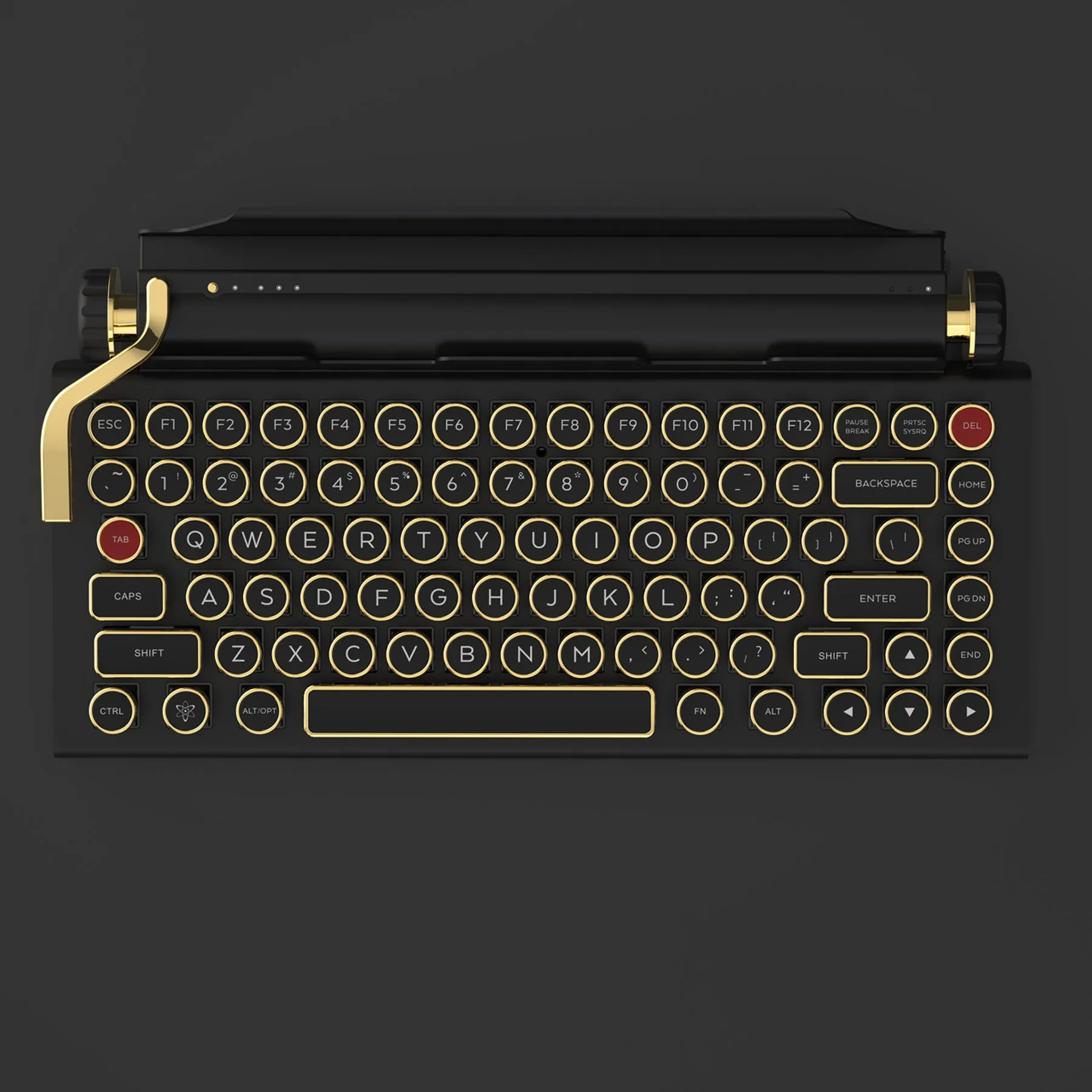 BLACK GOLD QWERKYWRITER® US Layout Limited Store Exclusive