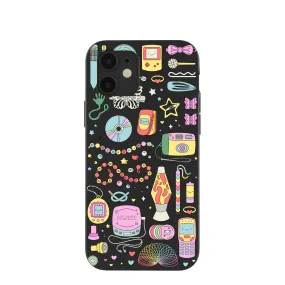 Black Nostalgic Charms iPhone 12/ iPhone 12 Pro Case