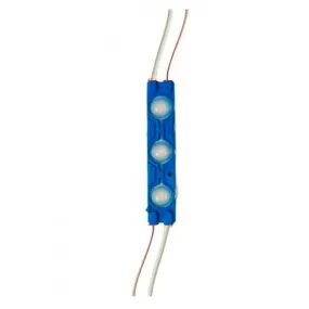 BLUE- 12V 3 LED SMD Module Injection Decorative Waterproof LED Strip Light Lamp