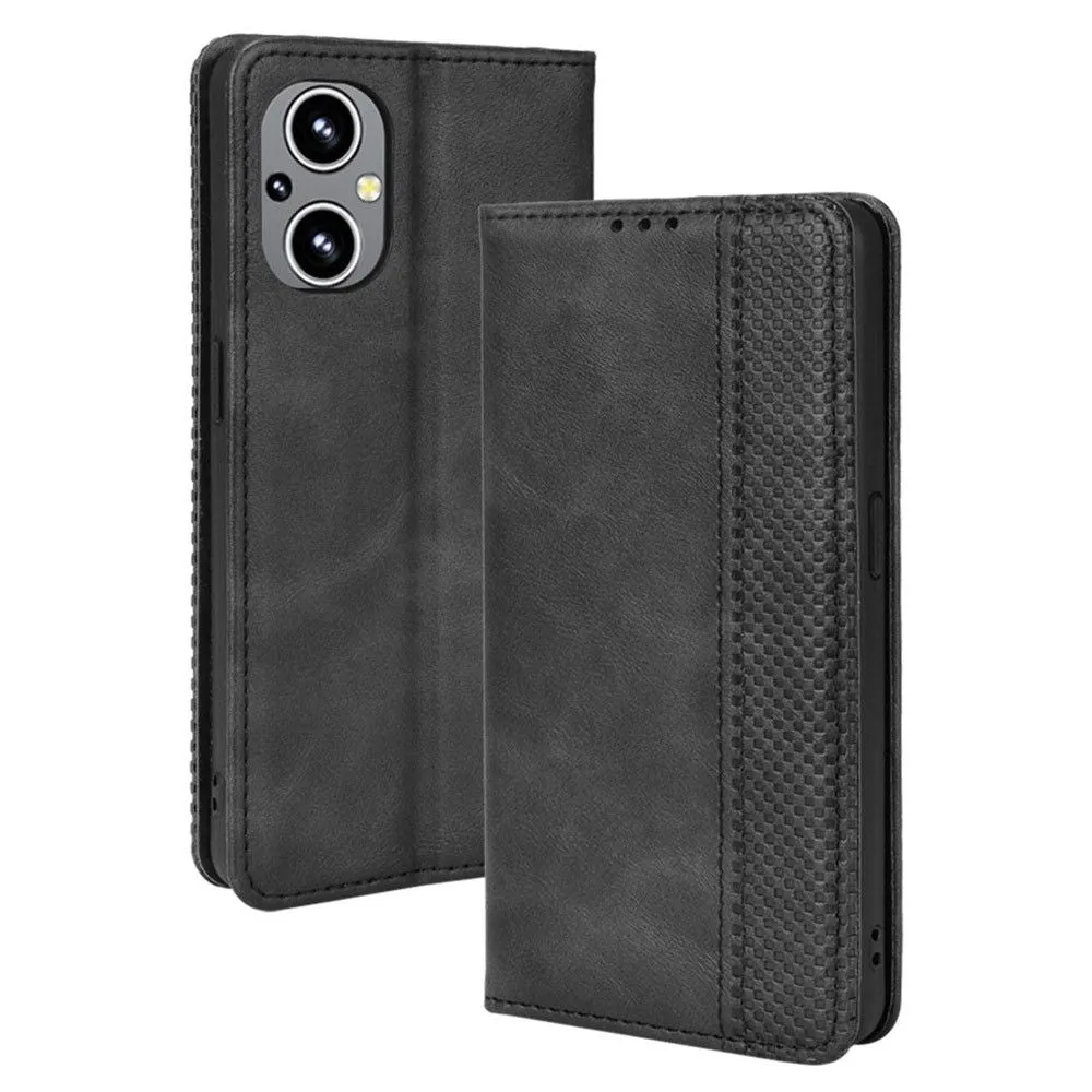 Bofink Vintage OnePlus Nord N20 5G leather case - Black