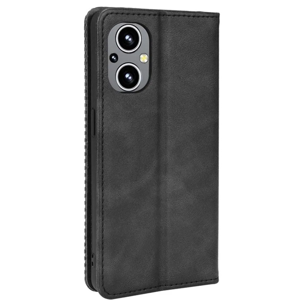 Bofink Vintage OnePlus Nord N20 5G leather case - Black